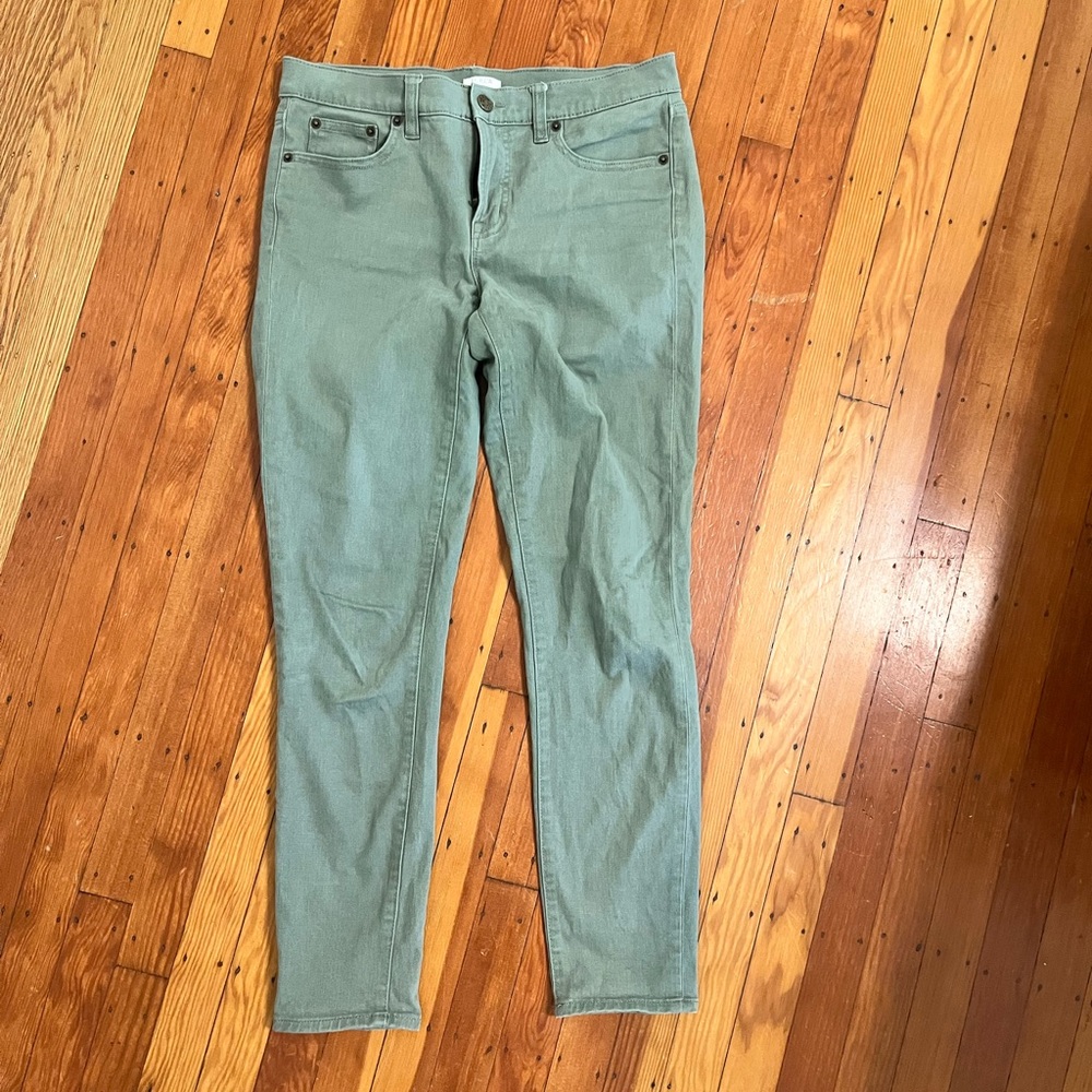 J. Crew Olive Stretch Pants